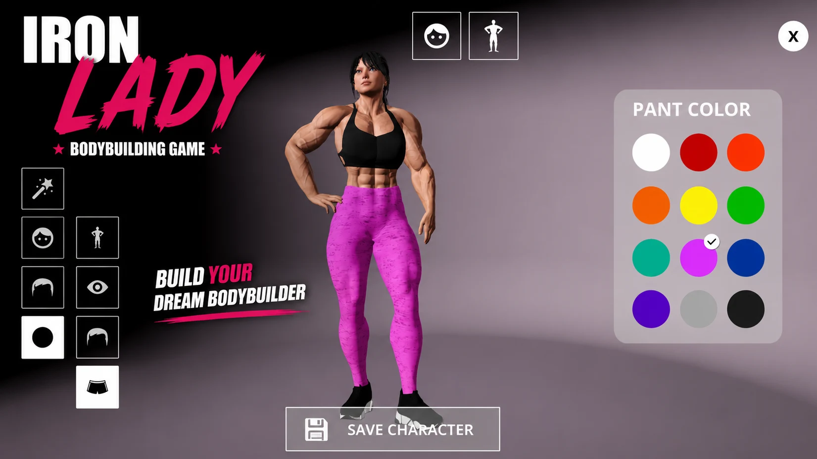 Iron Lady: Bodybuilding game screenshot